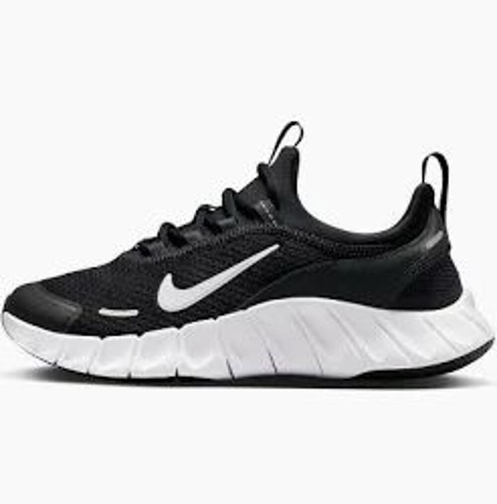 NIB Nike Free Ride GS Kids Running Shoes Black White Size 4Y / Womens 5